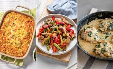 Jela od piletine i povrća