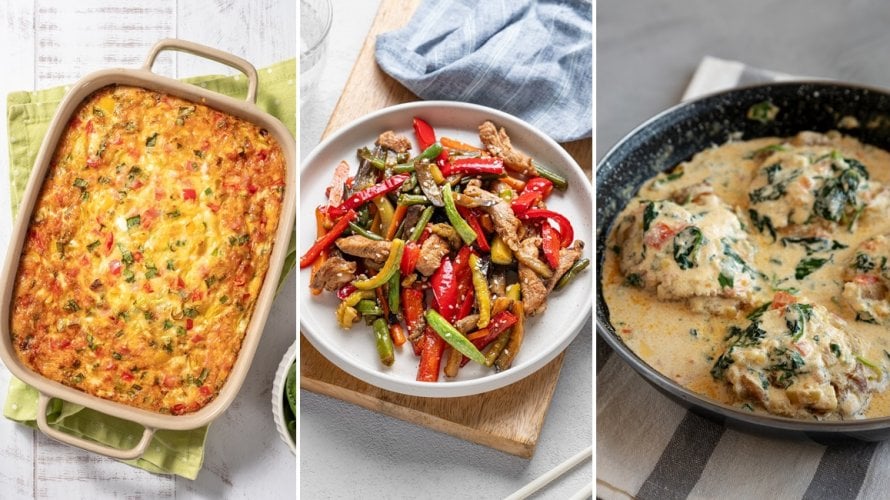 Jela od piletine i povrća