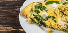 Omlet sa špinatom i feta sirom