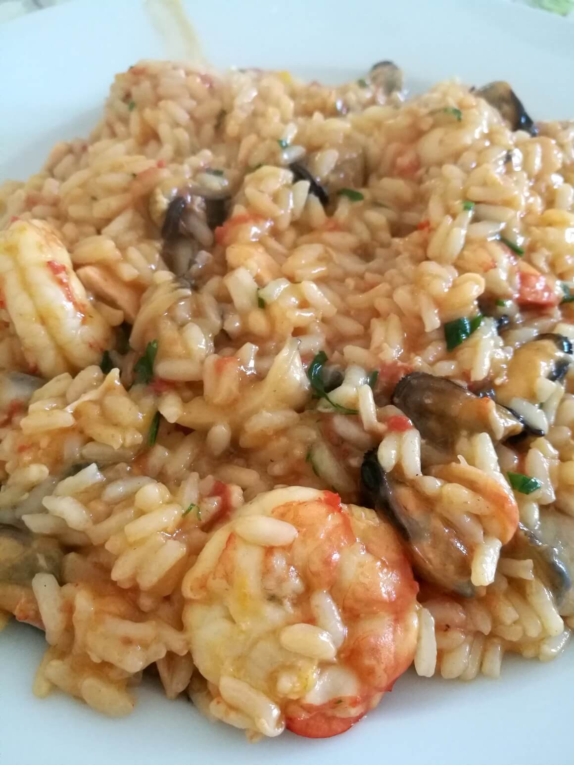 Rižoto s plodovima mora