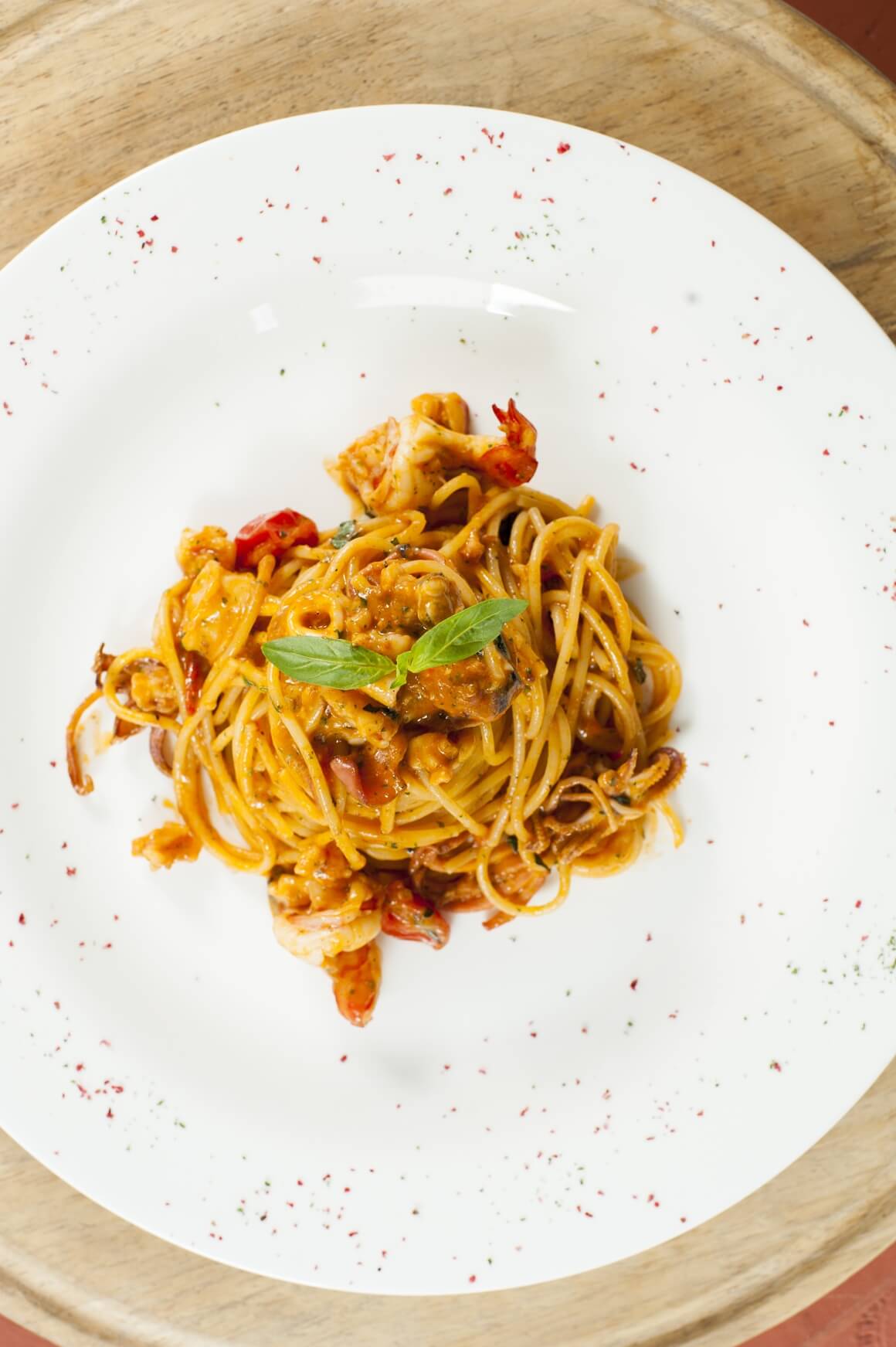 Smrznuti plodovi mora s tjesteninom