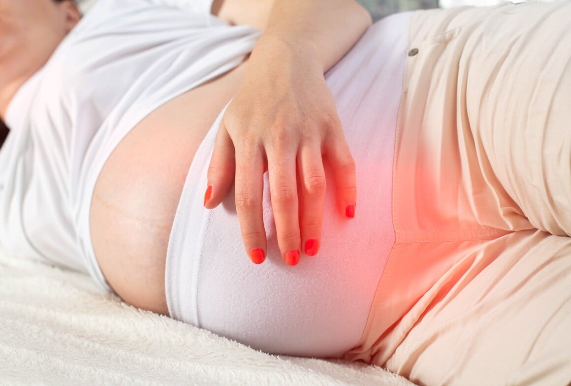 pritisak u trudnoći u donjem dijelu trbuha