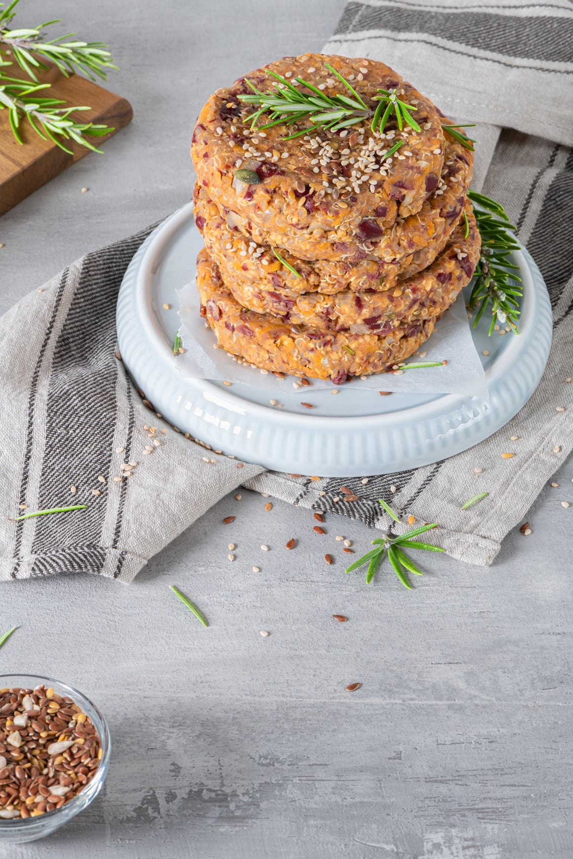 veganski burgeri od tikvica s crvenim grahom