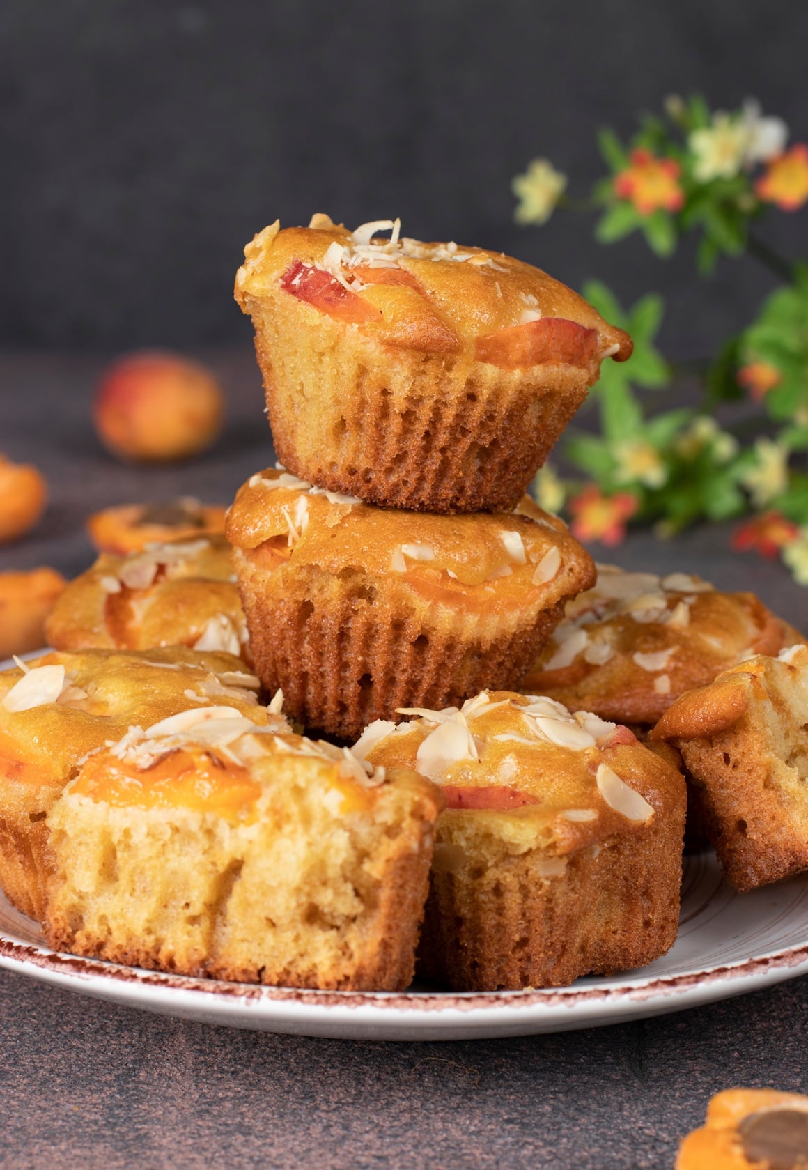 Muffini od breskve, mrkve i badema